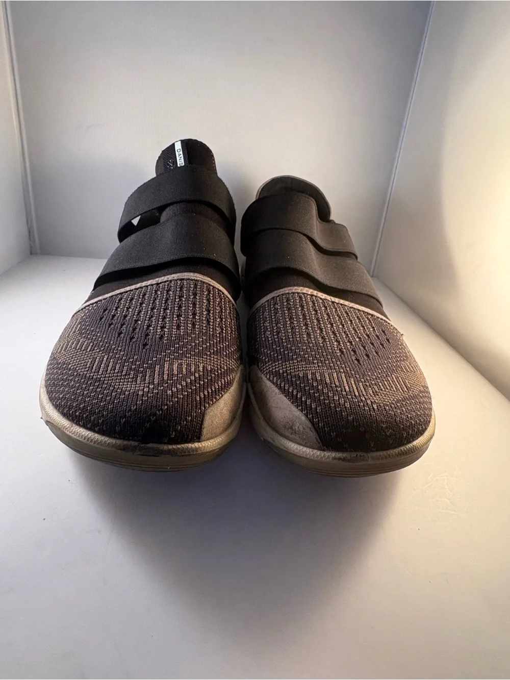 ECCO Men’s Intrinsic Slip On Sneaker Black Gray Size 11 -‎ 11.5 US / 45 Stretch